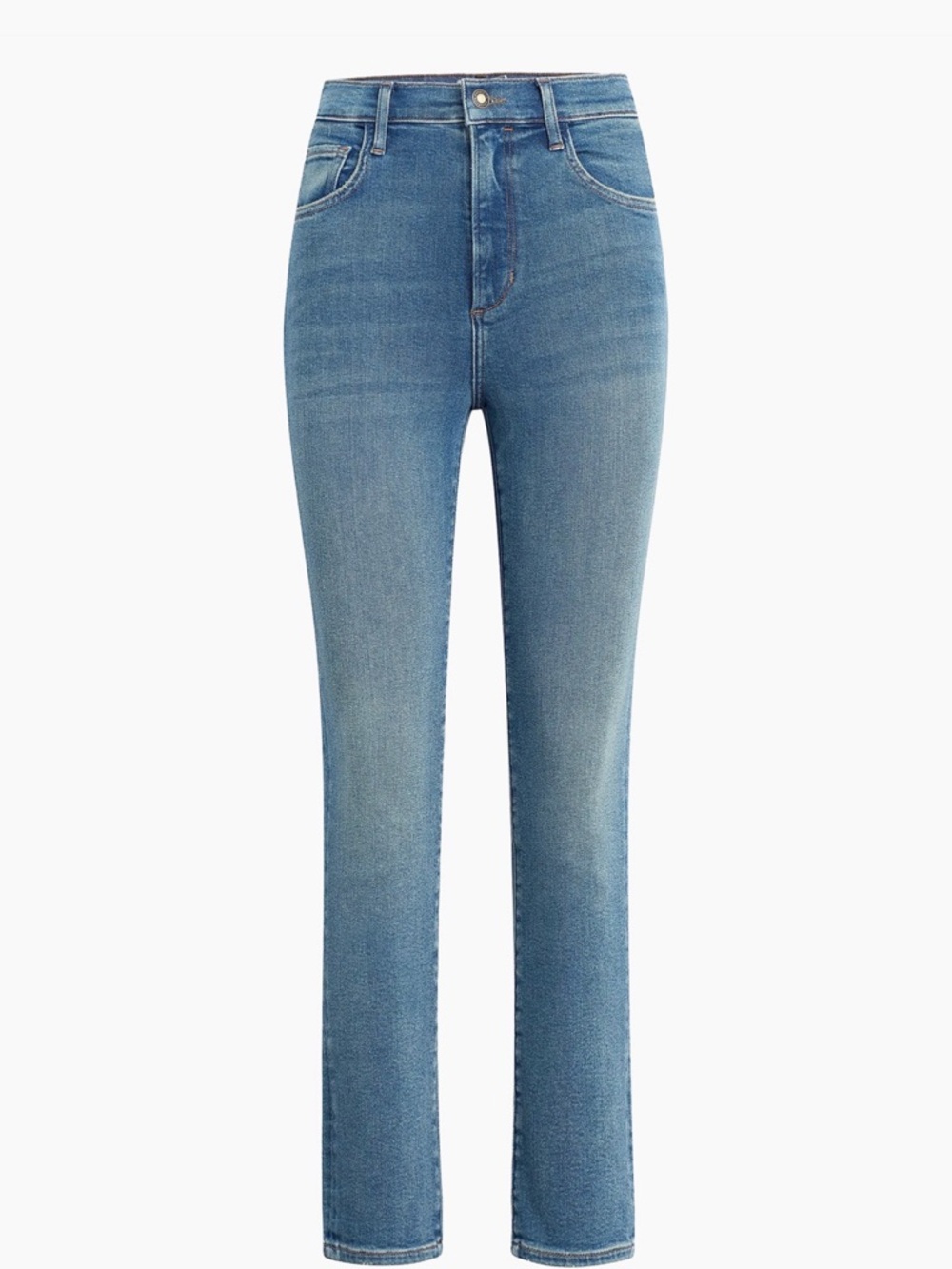 Favorite Daughter Valentina Super High Rise Cigarette Ankle Jeans in Madison
